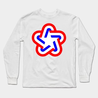 U.S.A. Bicentennial Vector Long Sleeve T-Shirt